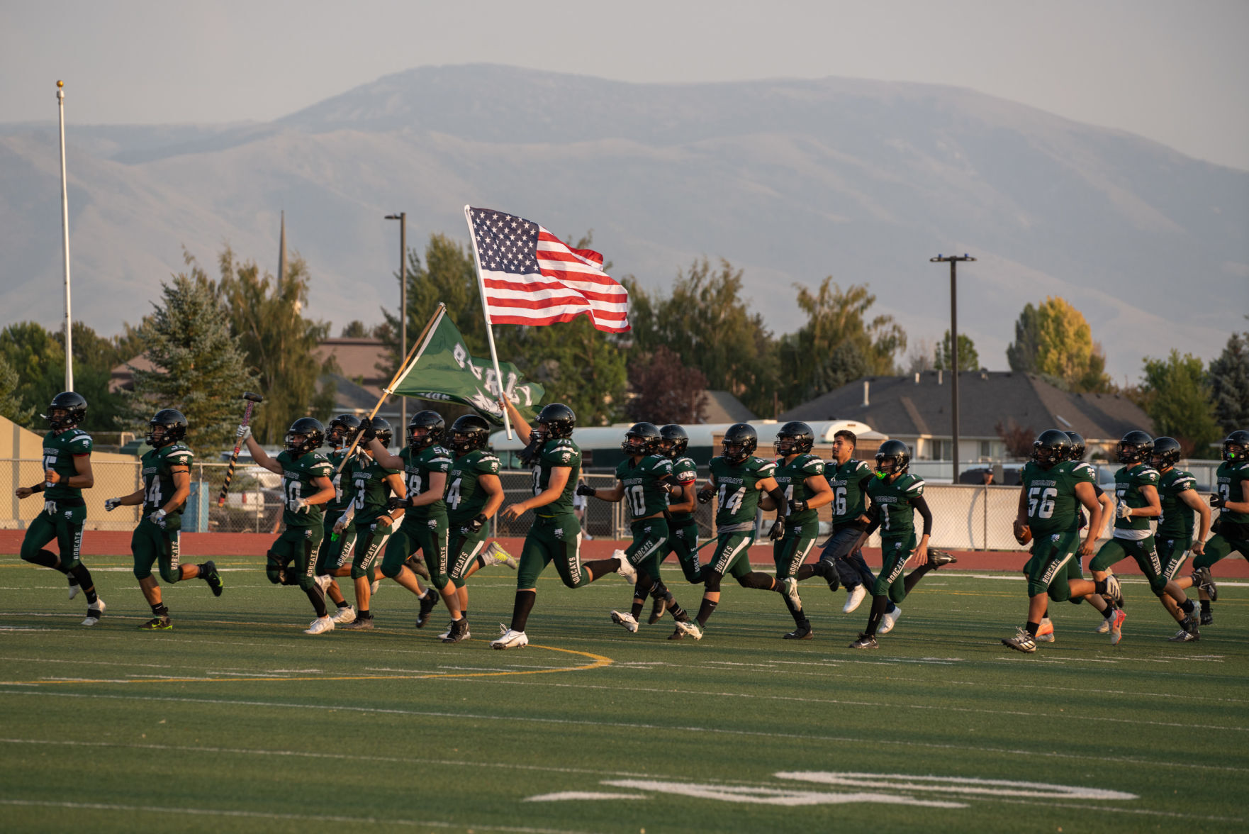 Burley and Buhl Football Game